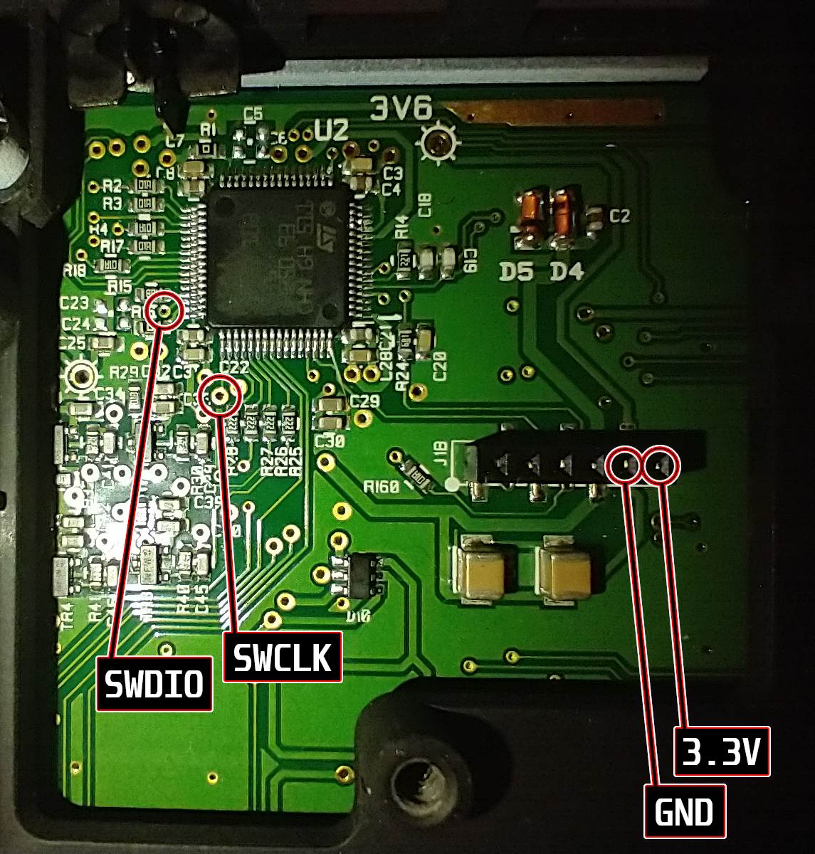 ST-LINK 연결 예시